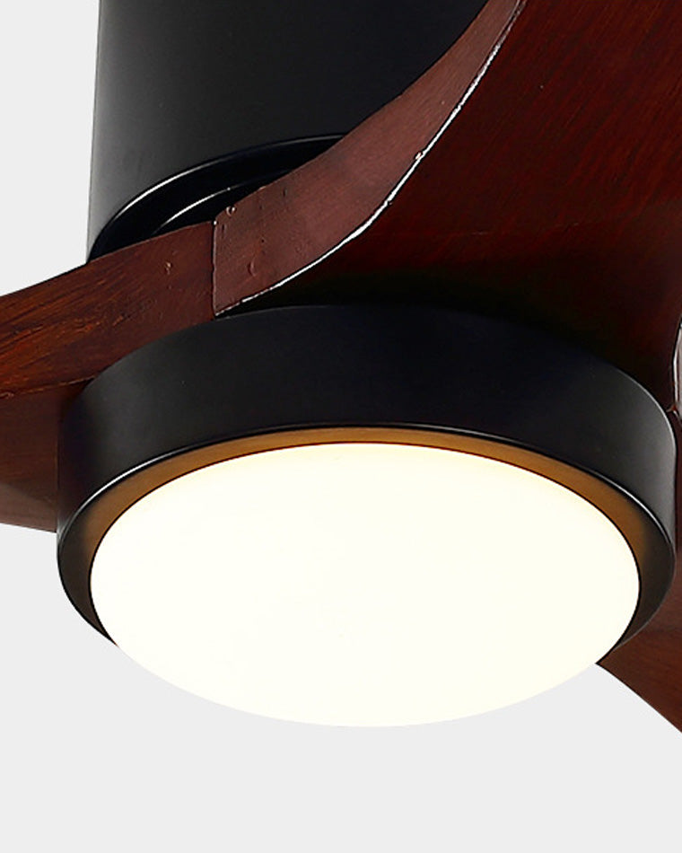 WOMO Mid-Century Modern Hugger Deckenventilatorlampe-WM5067