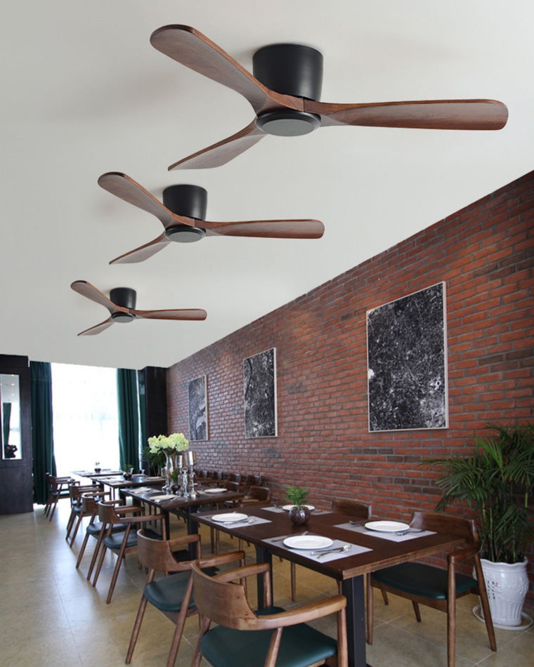 WOMO Große Flachbau-Deckenventilatorlampe-WM5052