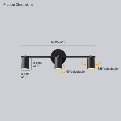 WOMO 3-Light Vanity Bathroom Sconce for Mirror-WM6039