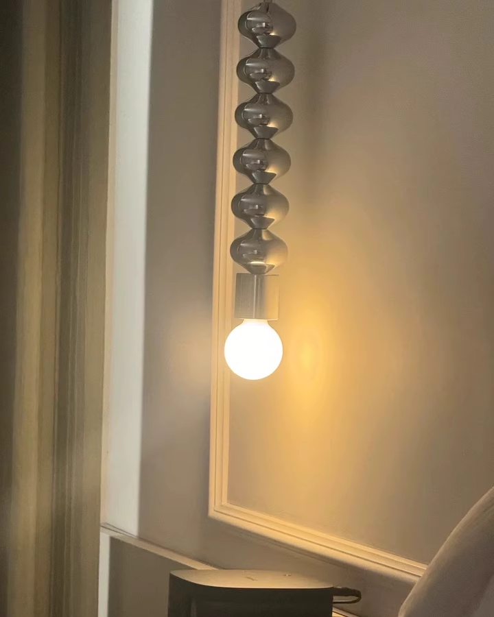 WOMO Bauhaus Perlen Nachttisch Pendelleuchte-WM2133