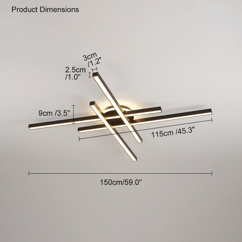 WOMO Integrated LED Ceiling Light with Flush Mounting - WM1008