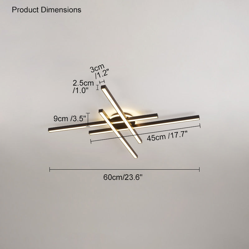 WOMO Integrated LED Ceiling Light with Flush Mounting - WM1008
