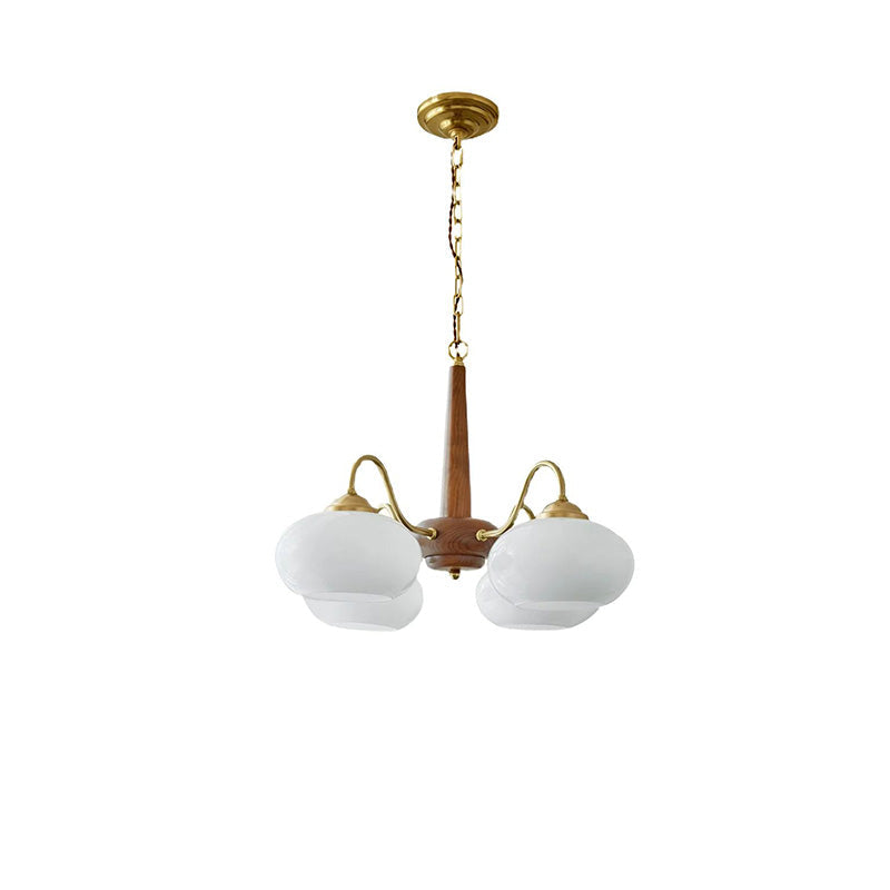WOMO Schlafzimmer Kronleuchter Vintage Glas-WM2303
