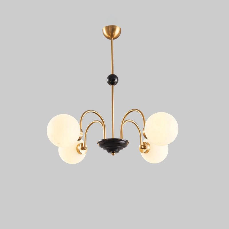 WOMO Mid Century Kronleuchter Glaskugeln-WM2304