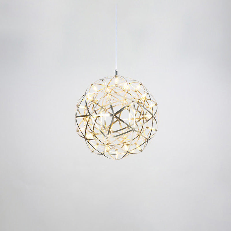 WOMO Designer LED Pendant Light SLV Chrome Sphere -WM2091