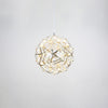 WOMO Designer LED Pendelleuchte SLV Chrom Kugel -WM2091 thumbnail