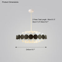 WOMO Scandi Scalloped Lustre Rond-WM2140