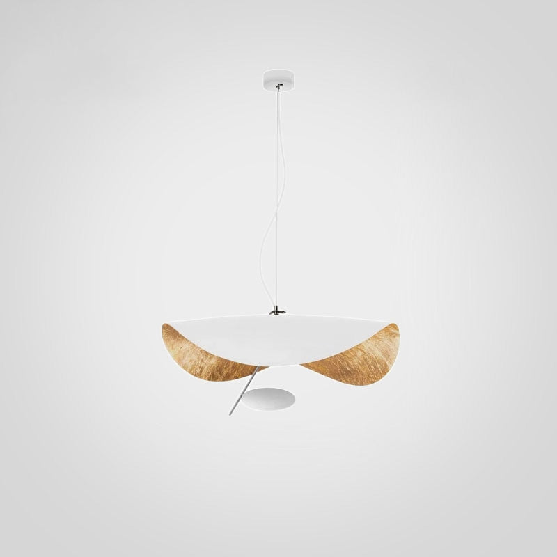 WOMO Moderne Pendelleuchte Indirekt Schwarz Gold Esstisch Metall-WM2088