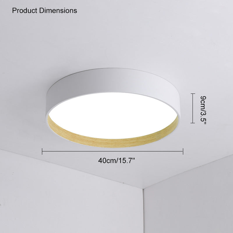 WOMO LED Ceiling Light Flat Round Scandinavian-WM1017