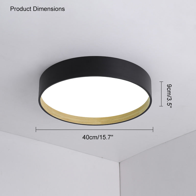 WOMO LED Ceiling Light Flat Round Scandinavian-WM1017