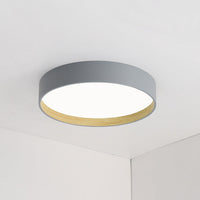 Plafonnier LED rond plat WOMO de style scandinave - WM1017