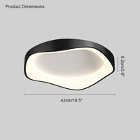 Plafonnier LED rond et plat WOMO moderne-WM1025
