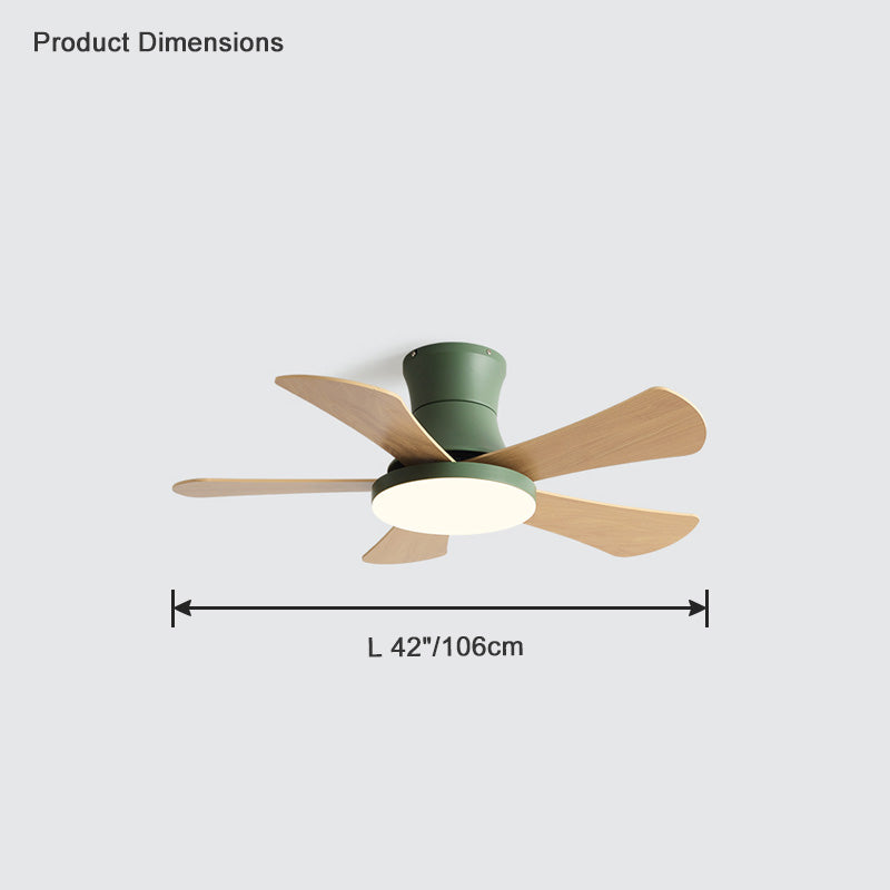 Ventilateur de Plafond Plat avec Lumière WOMO Scandi-WM5086