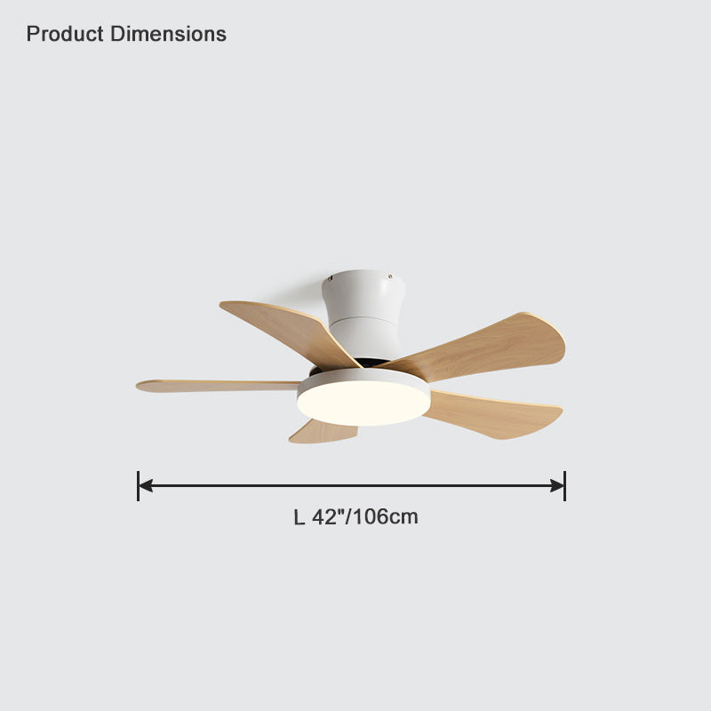 Ventilateur de Plafond Plat avec Lumière WOMO Scandi-WM5086
