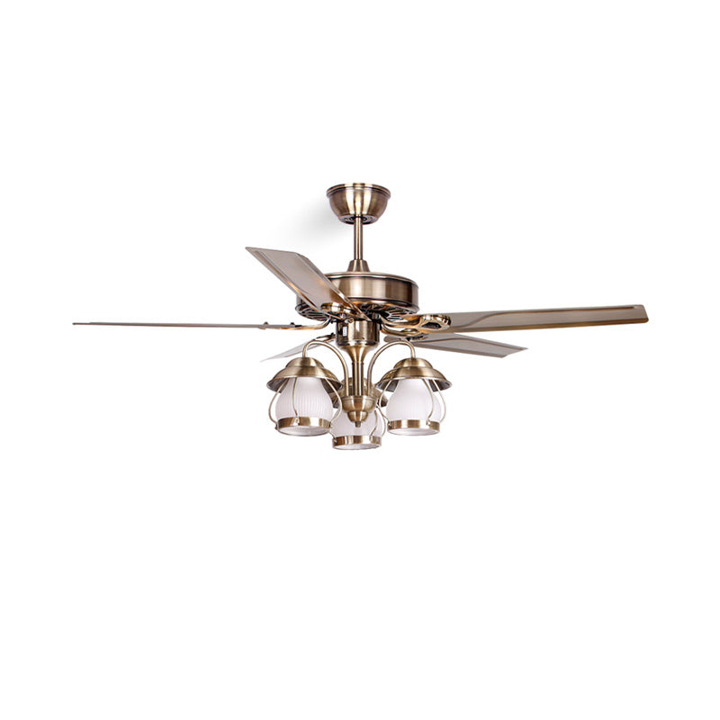 WOMO 52 Vintage Deckenventilator Kronleuchter-WM5031