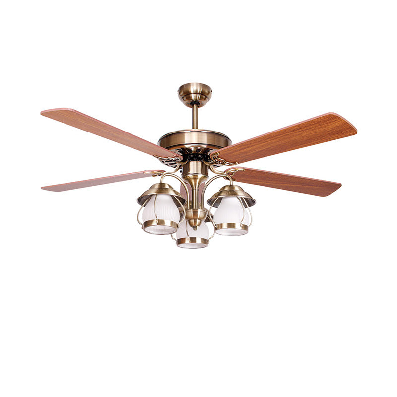 WOMO 52 Vintage Deckenventilator Kronleuchter-WM5031
