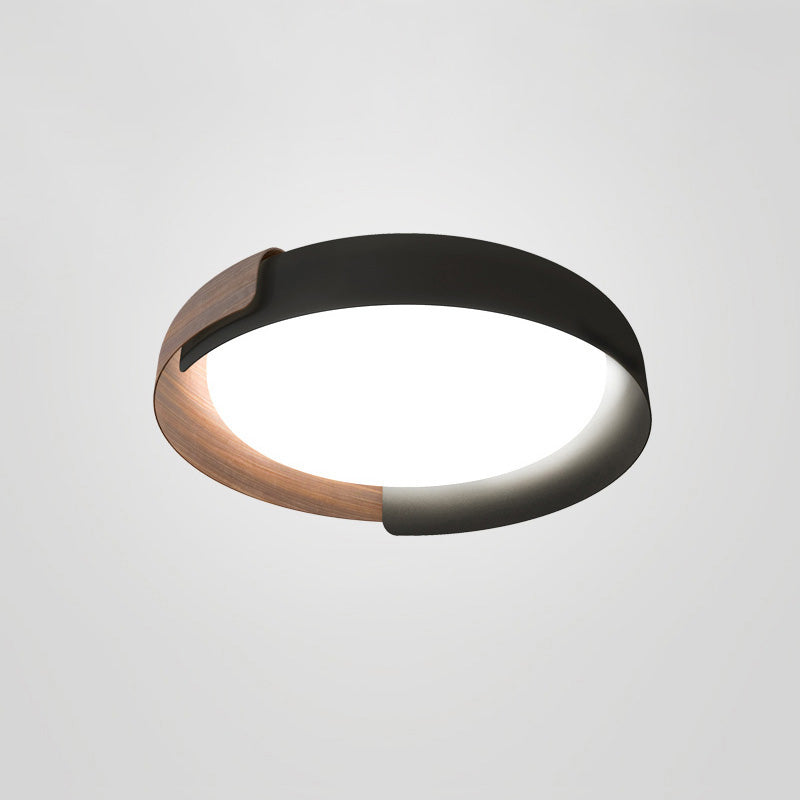 WOMO Plafonnier Rond Veinage Noyer-WM1018