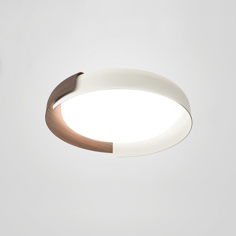 WOMO Plafonnier Rond Veinage Noyer-WM1018