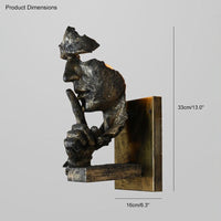 WOMO Silence Gesture Skulpturale Wandleuchte-WM6023