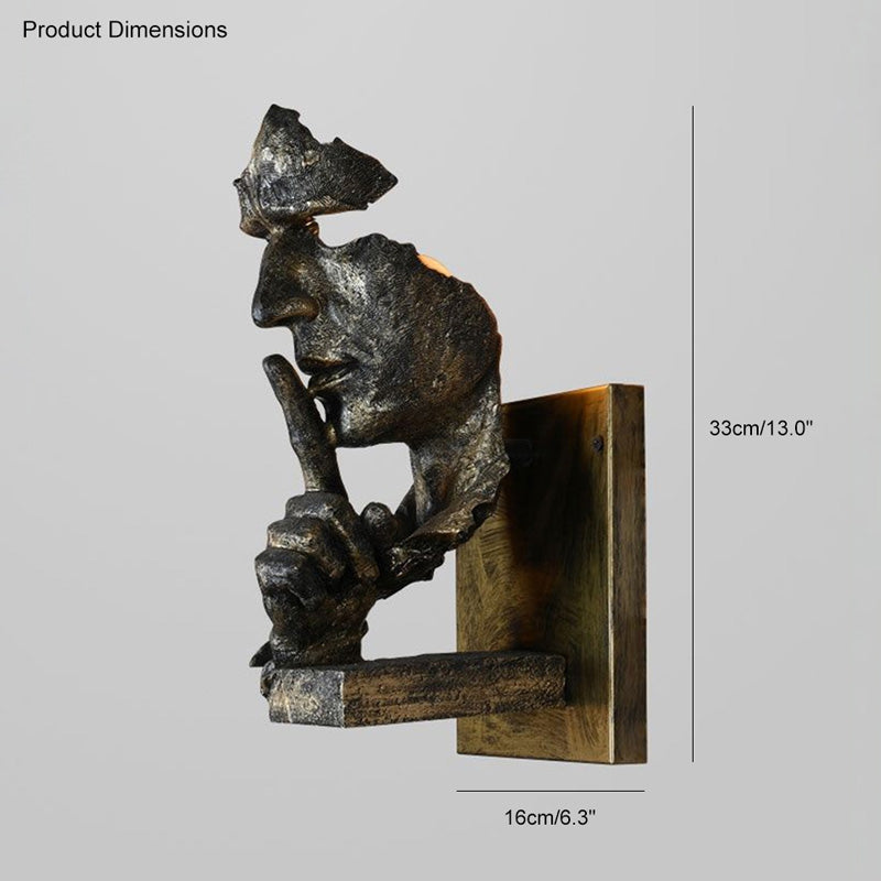WOMO Silence Gesture Skulpturale Wandleuchte-WM6023