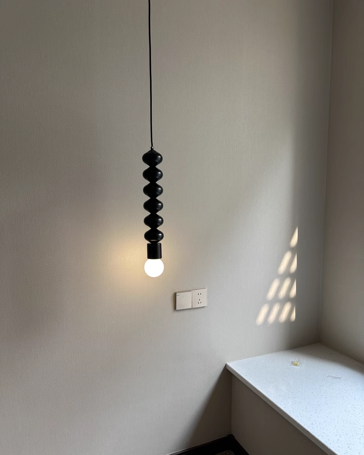 WOMO Bauhaus Perlen Nachttisch Pendelleuchte-WM2133