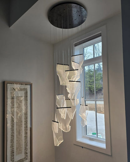 WOMO Breeze Dimmable Acrylic Chandelier-WM2158