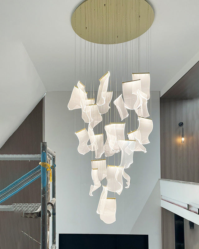 WOMO Breeze Dimmbarer Acryl-Kronleuchter-WM2158