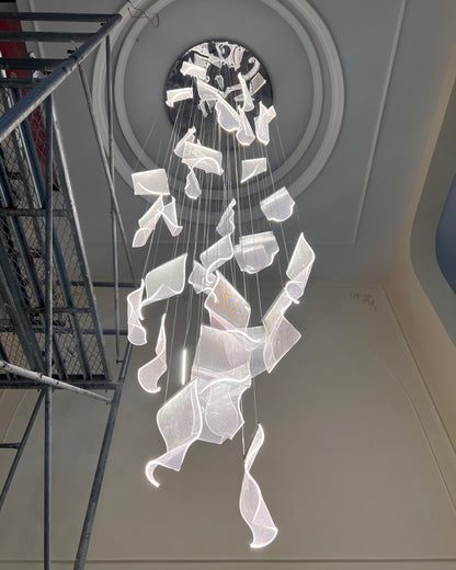 WOMO Breeze Dimmable Acrylic Chandelier-WM2158