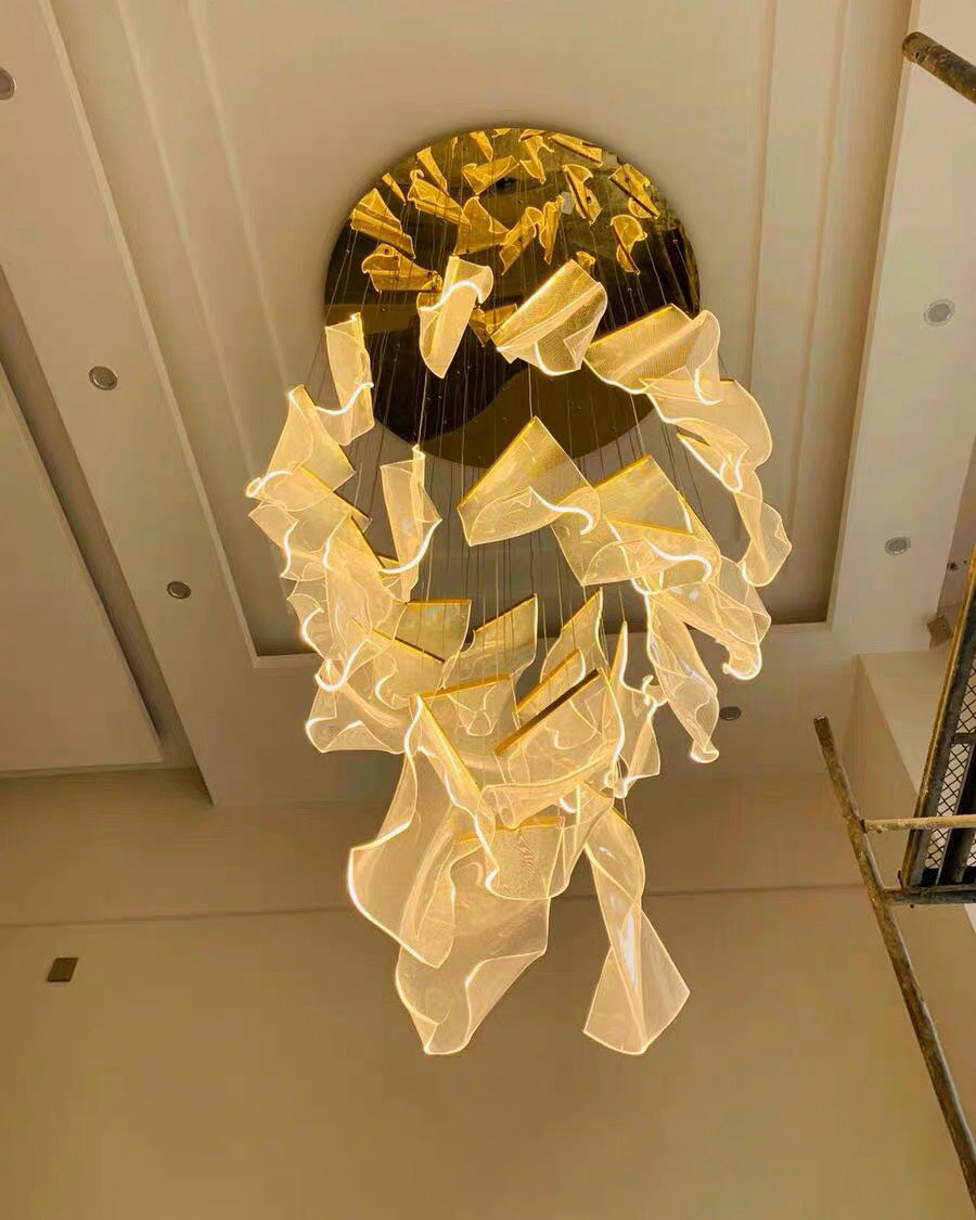 WOMO Breeze Dimmable Acrylic Chandelier-WM2158