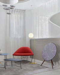 WOMO Glass Sphere Floor Lamp - WM7128