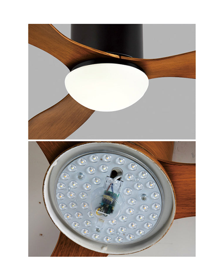 Ventilateur de plafond WOMO à 3 pales avec lampe - WM5006