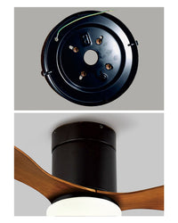 WOMO 3-Blade Ceiling Fan with Light - WM5006