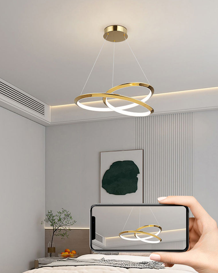 WOMO Gold Swirl Kronleuchter – WM2707