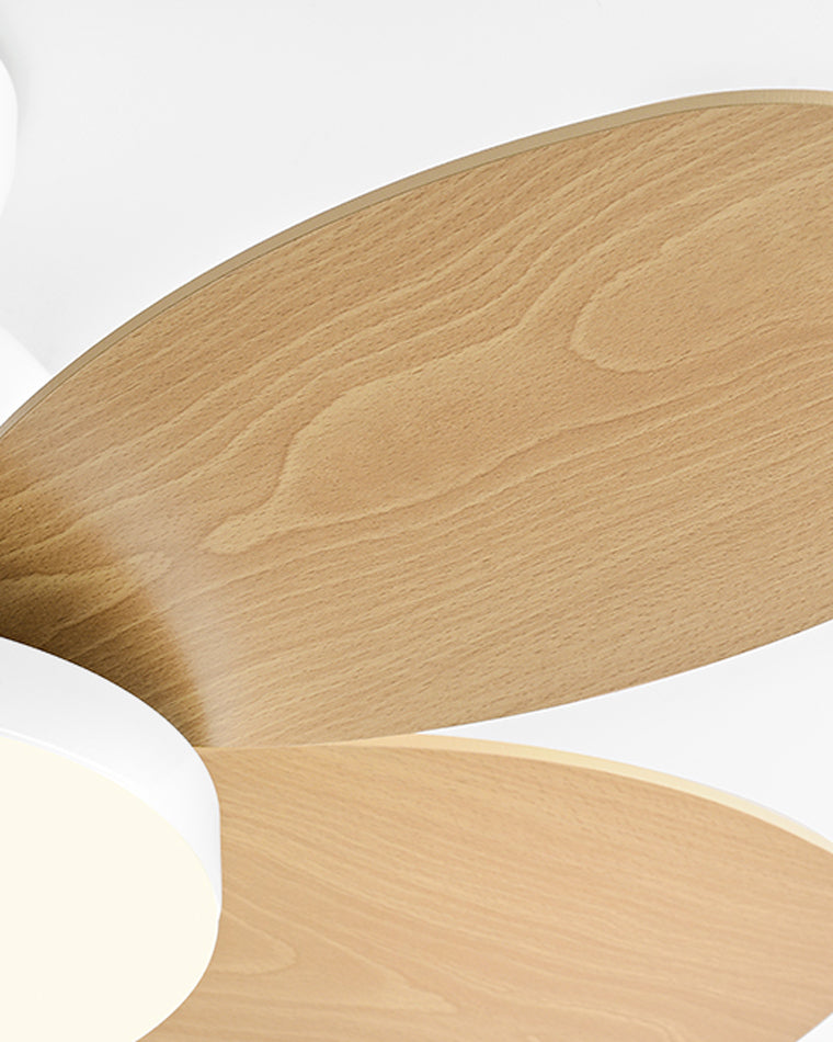 WOMO Scandi Wood Ceiling Fan Lamp-WM5004