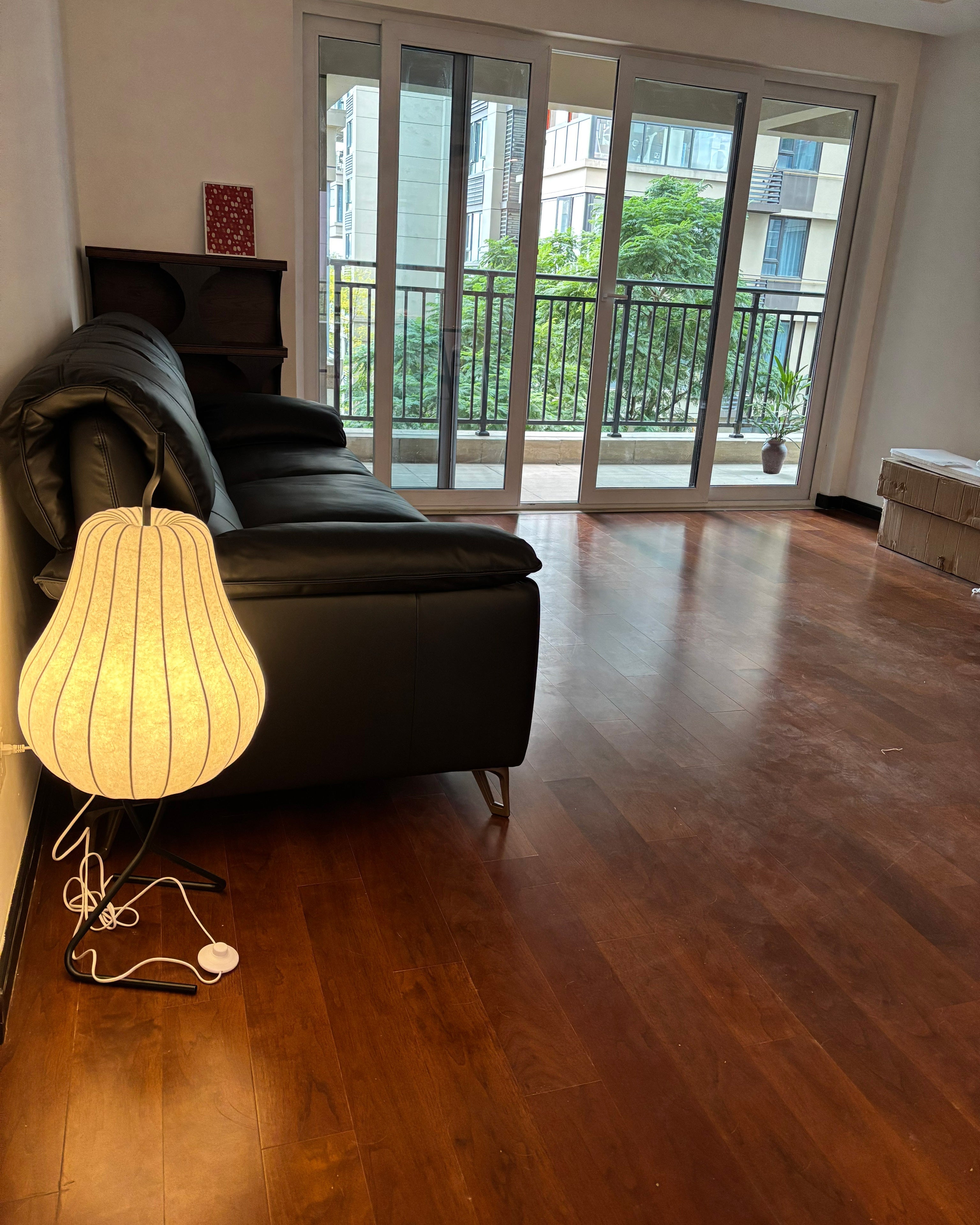 WOMO Birnenlaterne Seiden-Stehlampe-WM7126