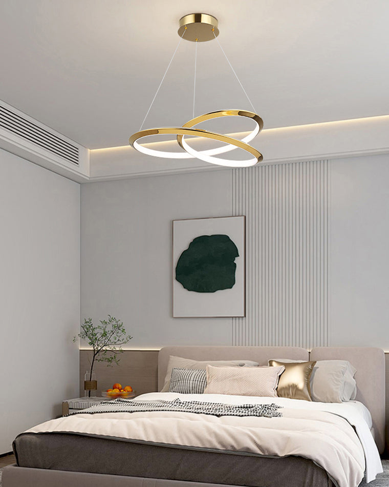 WOMO Gold Swirl Kronleuchter – WM2707