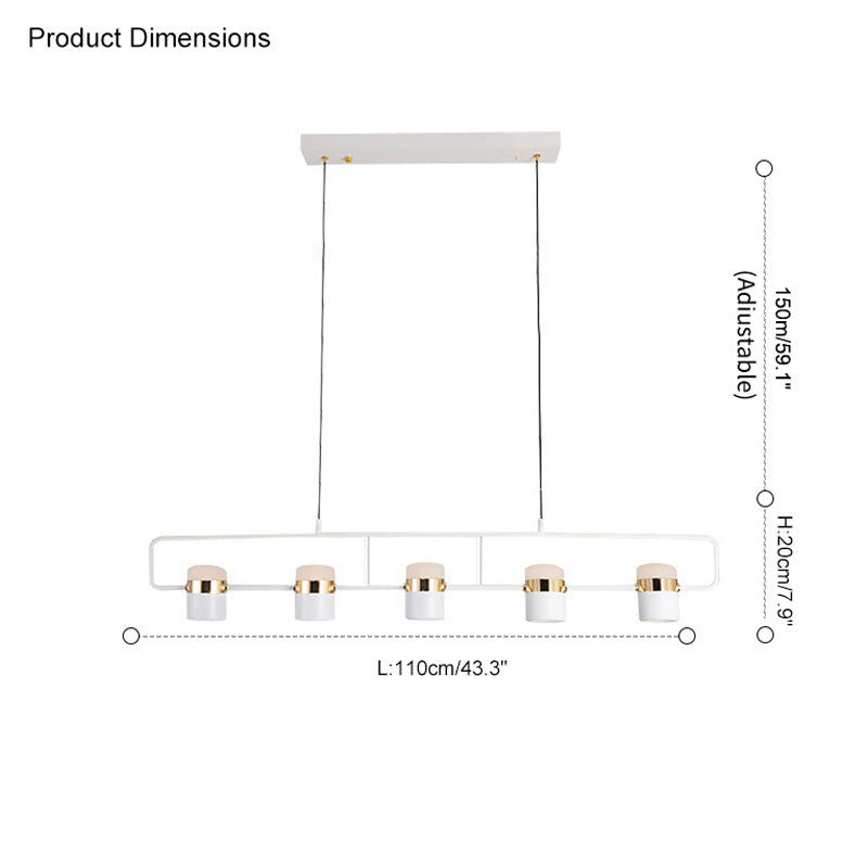 WOMO Linear Spotlight Küchenpendelleuchte-WM2019