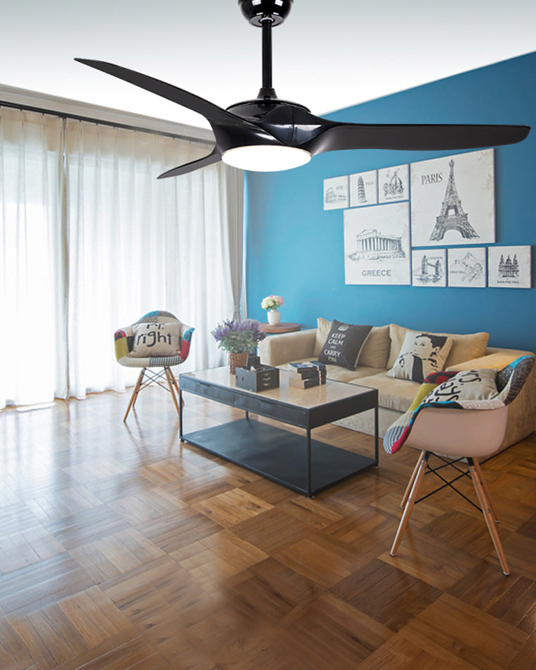 WOMO 3-Blatt-Deckenventilatorlampe, groß-WM5107