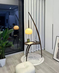 Suspension WOMO en bois avec tablette WM7130