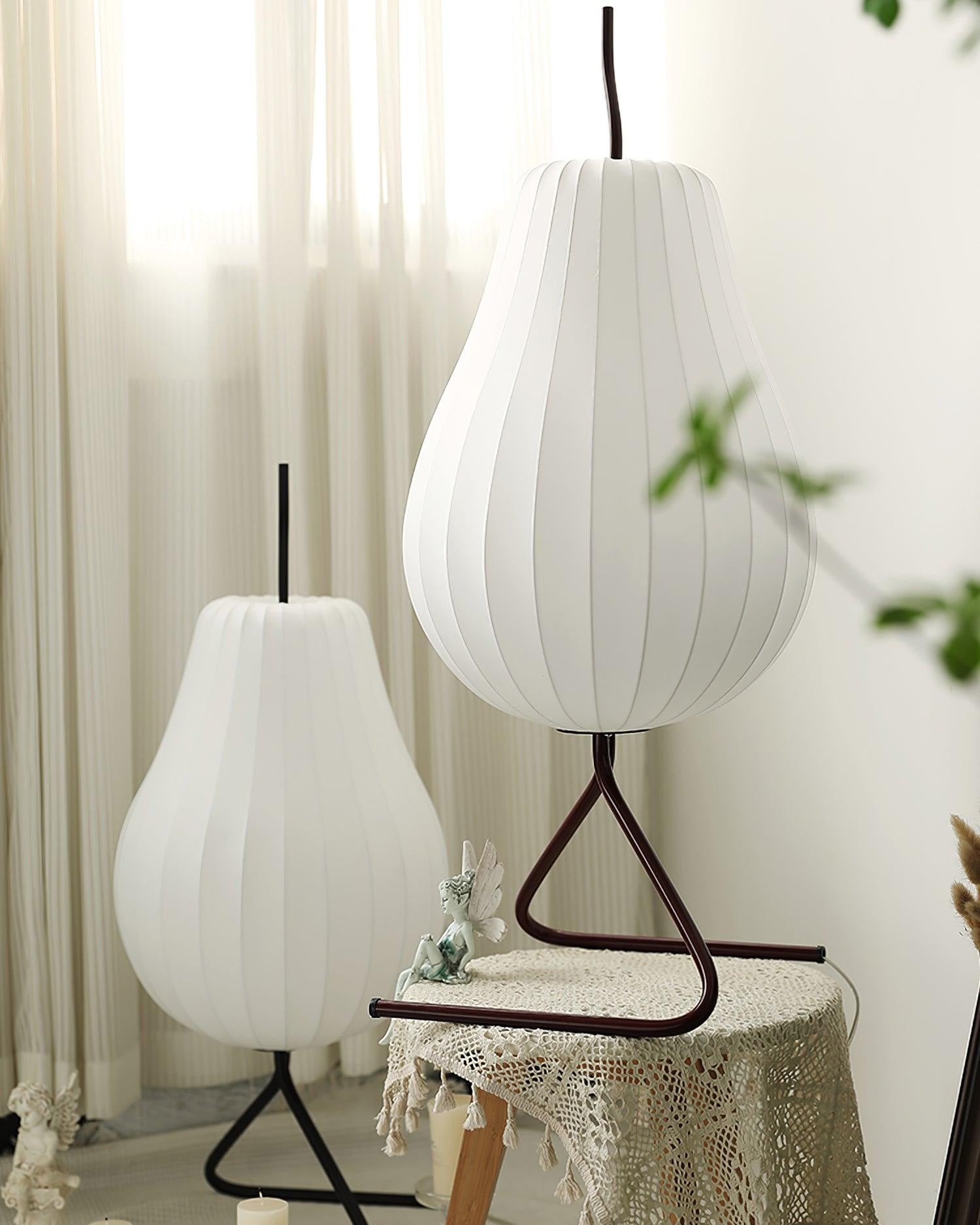 WOMO Birnenlaterne Seiden-Stehlampe-WM7126