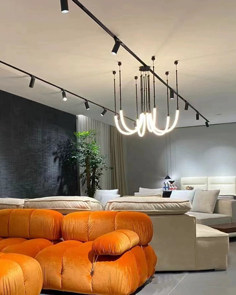 WOMO Bambus-Seil LED Kronleuchter-WM2752