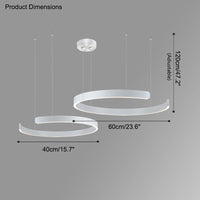 WOMO Schwarz/Gold Ring Led Kronleuchter-WM2009