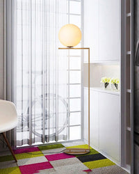 WOMO Glass Sphere Floor Lamp - WM7128