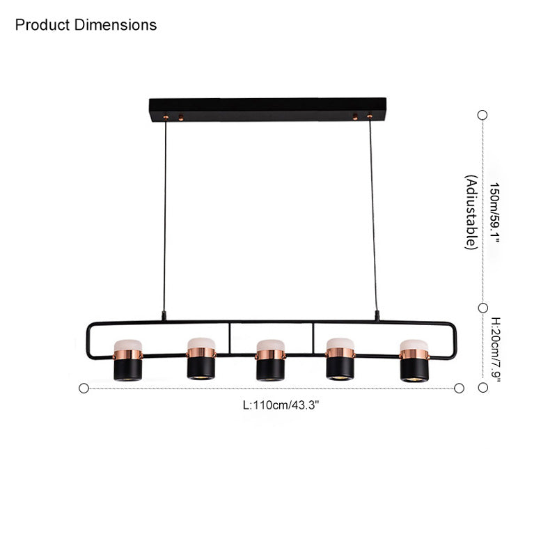 WOMO Linear Spotlight Küchenpendelleuchte-WM2019