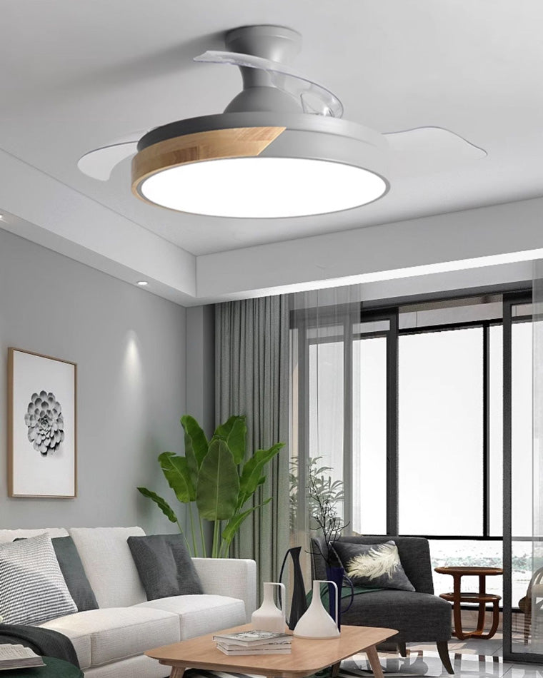 WOMO Scandi Low Profile Deckenventilatorlampe-WM5077