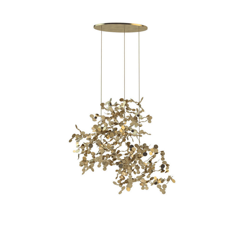 WOMO Cluster Pendant Light Silver Gold Dining Table Modern-WM2042