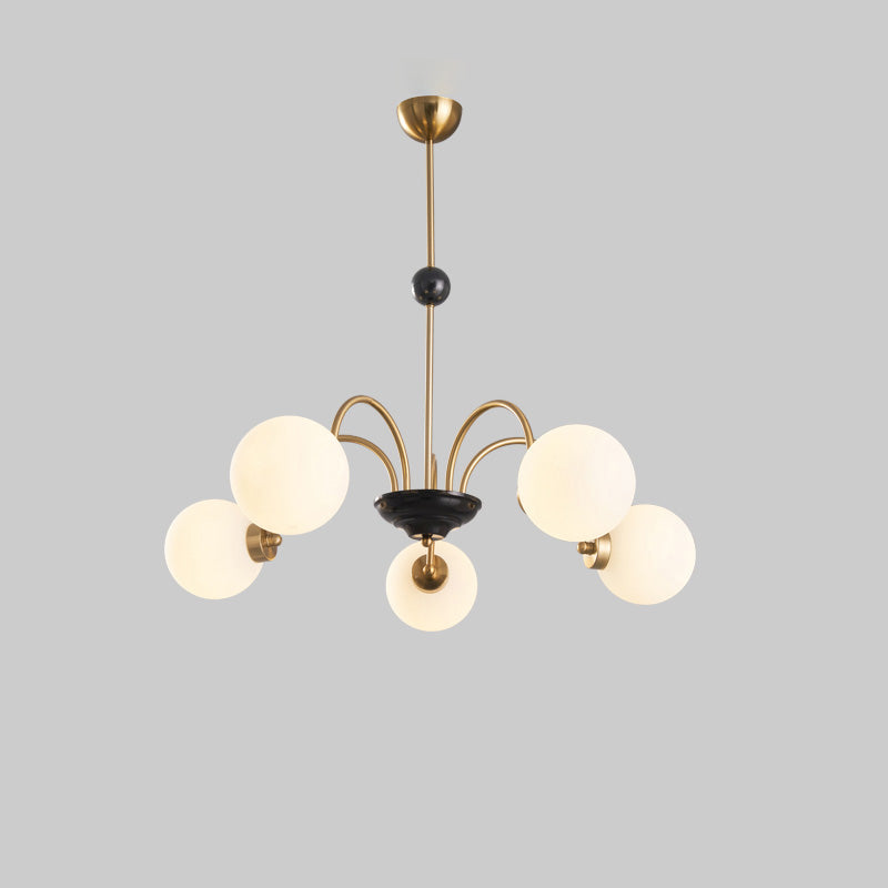 WOMO Mid Century Kronleuchter Glaskugeln-WM2304