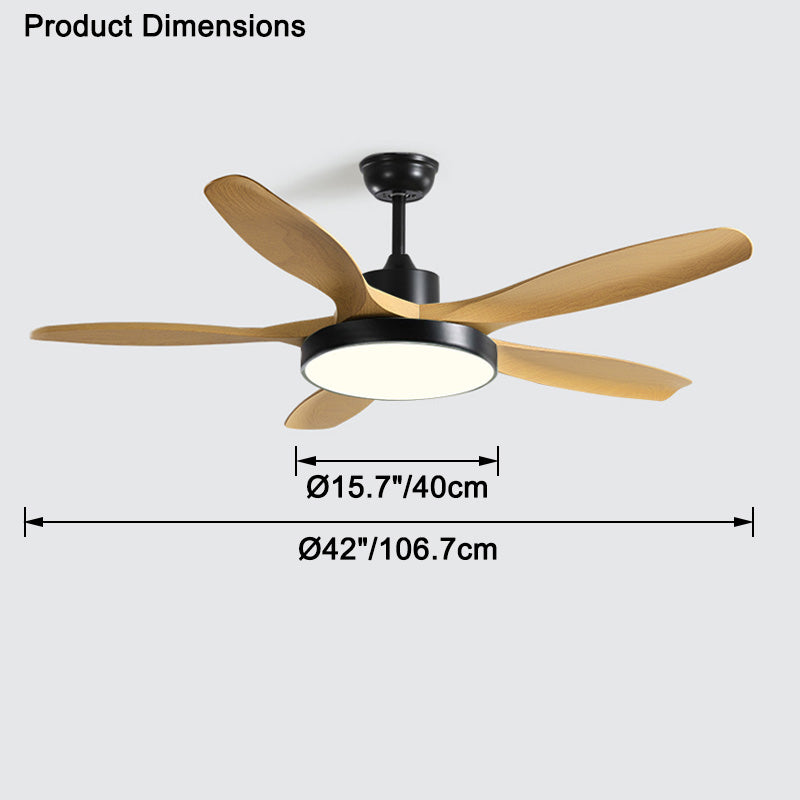 WOMO Scandi Wende-Deckenventilator mit Licht-WM5002