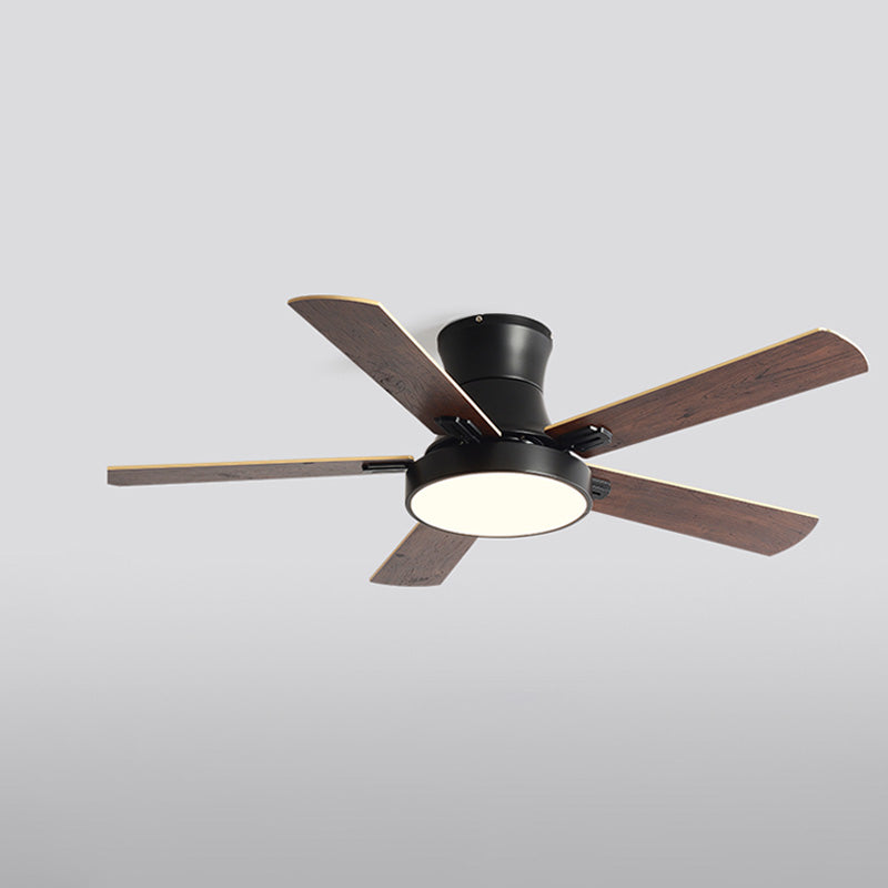 WOMO Flache Deckenventilatorlampe aus Holz-WM5014