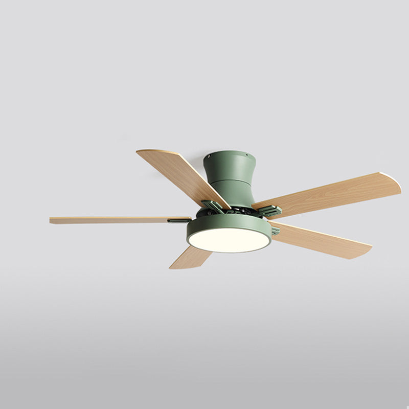 WOMO Flache Deckenventilatorlampe aus Holz-WM5014
